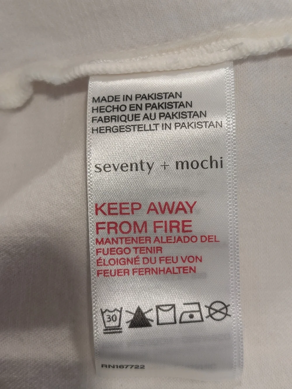 seventy + mochi | Phoebe Blouse In Ecru/Electric Blue - Picture 6 of 15